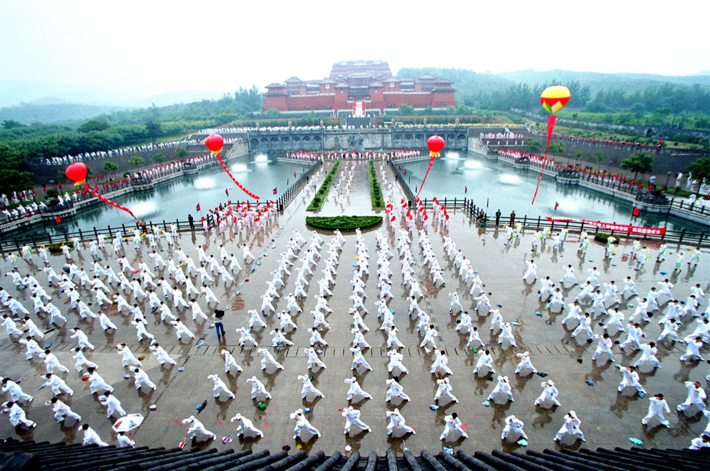 Taiji practice representing Henan intangible cultural heritage