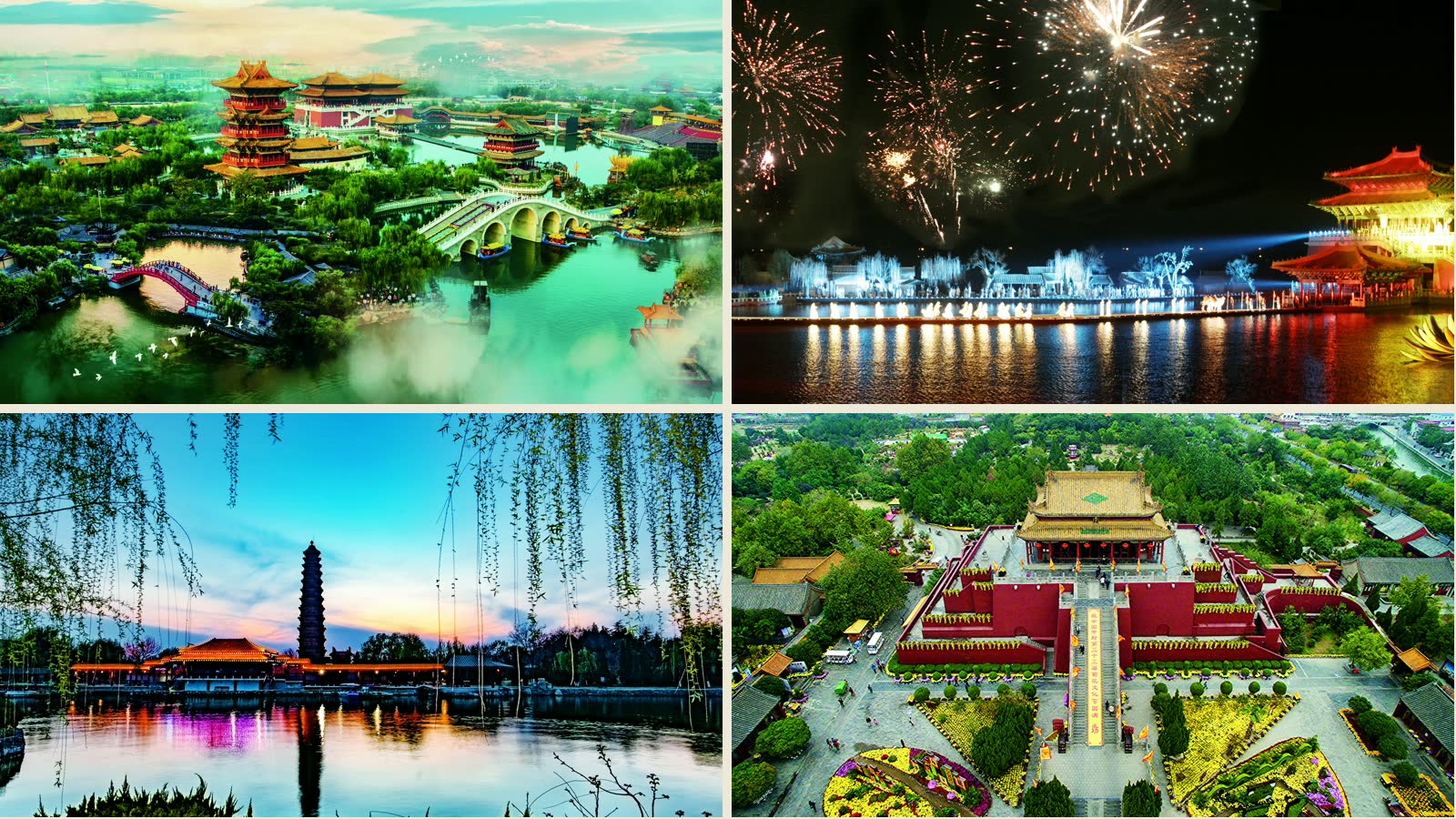 Kaifeng Song culture route with Qingming Riverside Landscape Garden, an evening performance, Iron Pagoda, and Dragon Pavilion