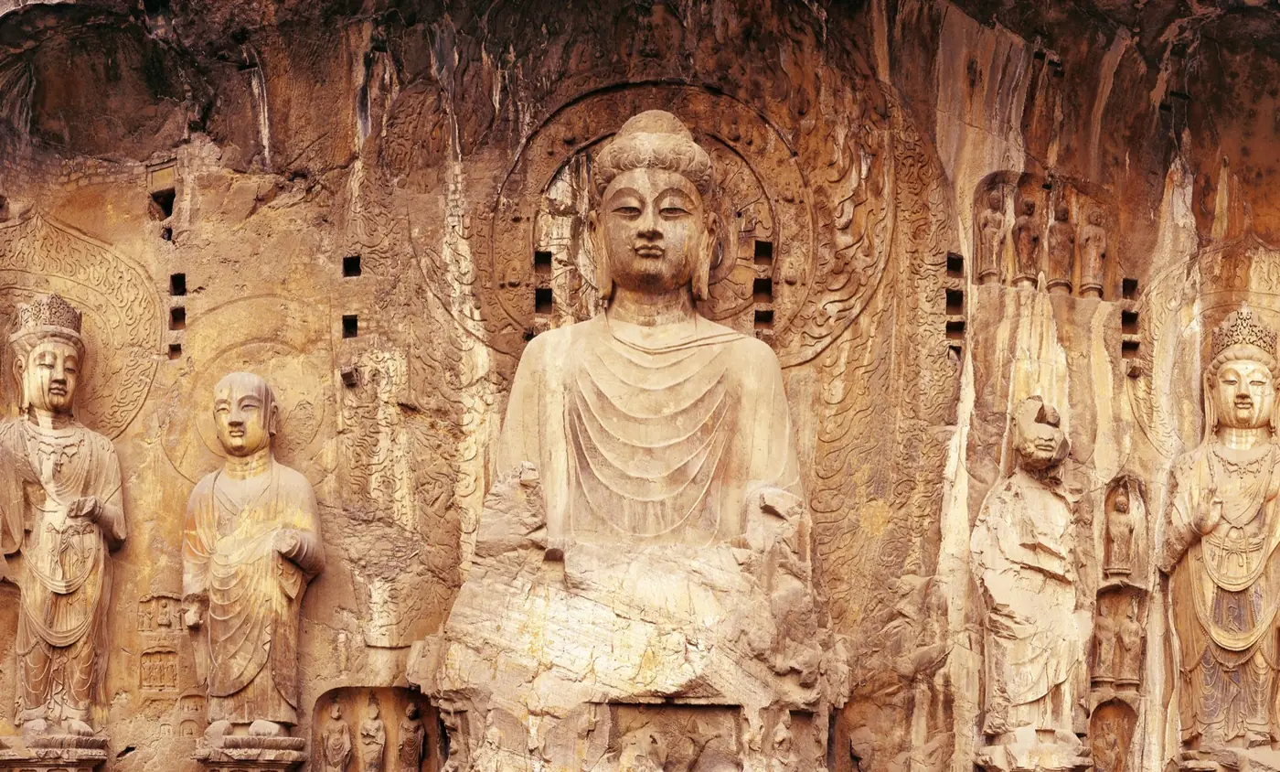 Longmen Grottoes UNESCO Buddhist cave art in Luoyang, Henan